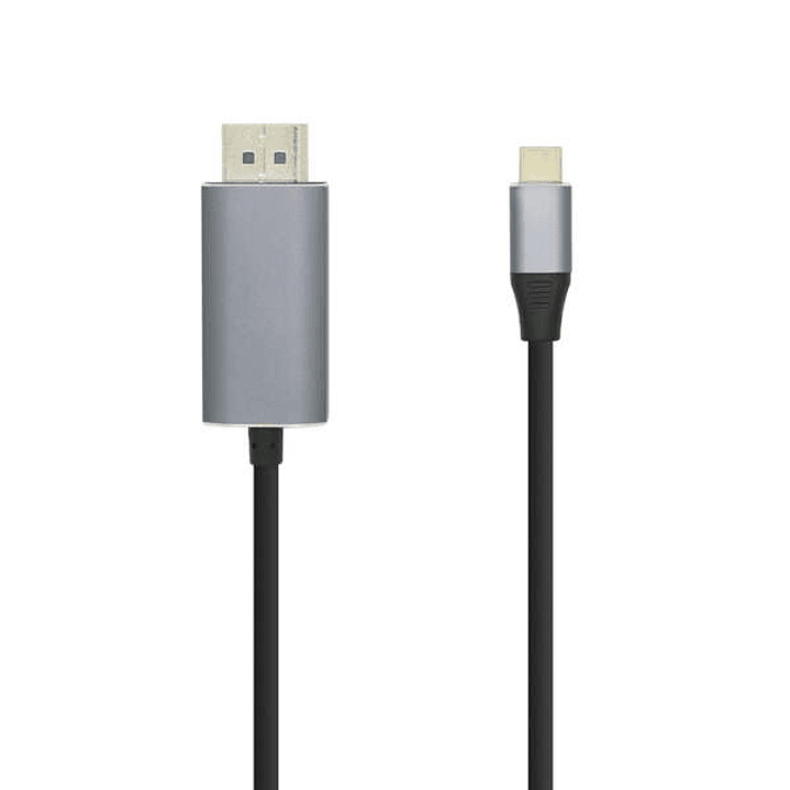 Aisens Cable Conversor USB-C a Displayport 4K@60HZ - USB-C/M-DP/M - 0.8M - Color Negro 1