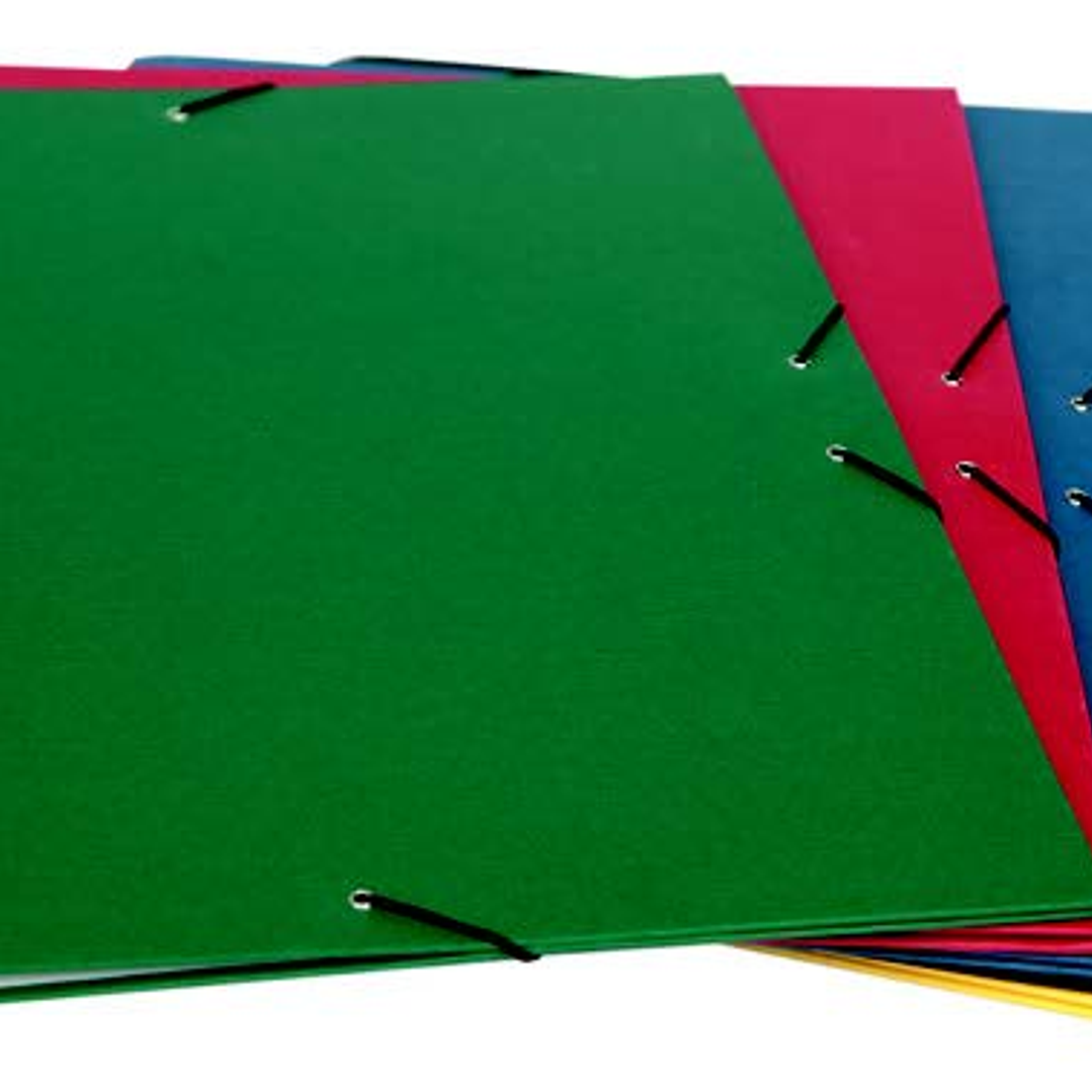 Mariola Carpeta A3 Carton Forrado en Geltex - Formato A3 - Medidas 37x50cm - Cierre con Goma Elastica - Color Negro 1