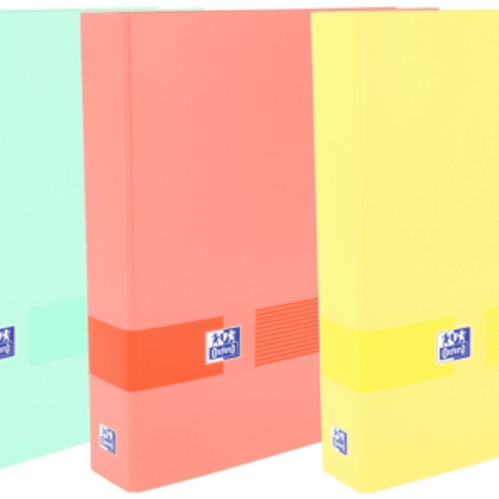 Oxford & You A4+ Carpeta de 4 Anillas D 40mm - Tamaño A4+ - Capacidad para 450 Hojas - Tapa Extradura - Lomo de 60mm - Colores Pastel Surtidos 1