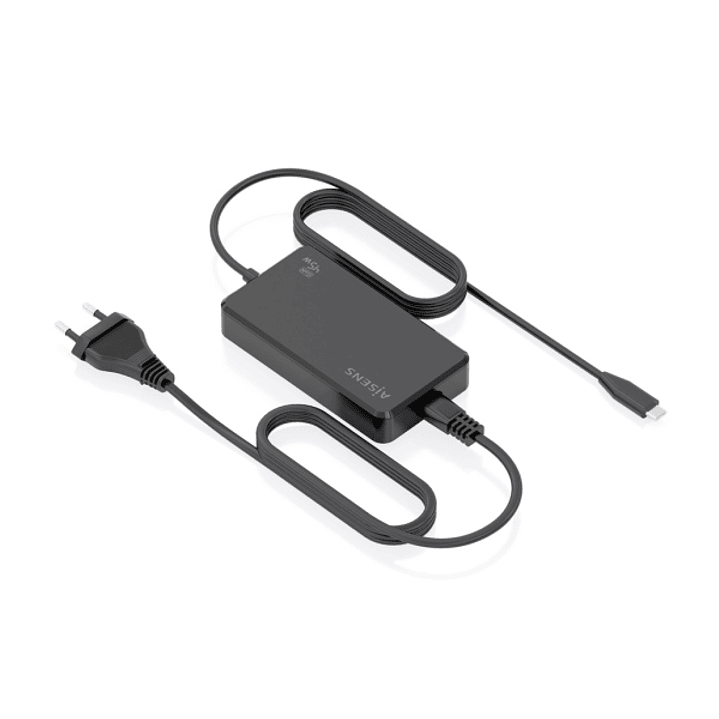 Aisens Cargador de Portatil GaN USB-C/PD 45W - Cable de 1.80m - Color Negro 1