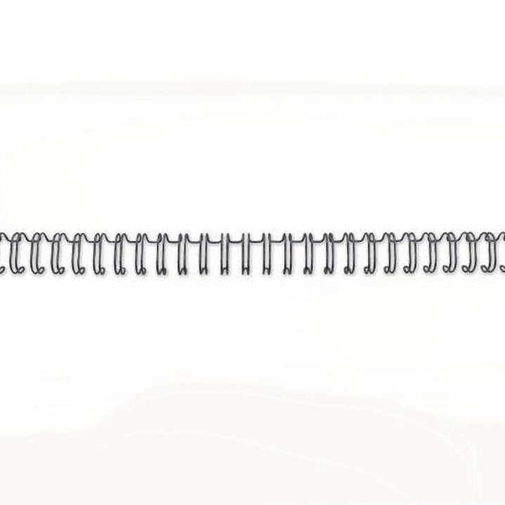 GBC Wirebind Pack de 100 Alambres de Encuadernacion 6mm para Paso 3:1 Redondo o Cuadrado - Formato A4 - Para 34 Orificios - Encuaderna hasta 55 Hojas  1