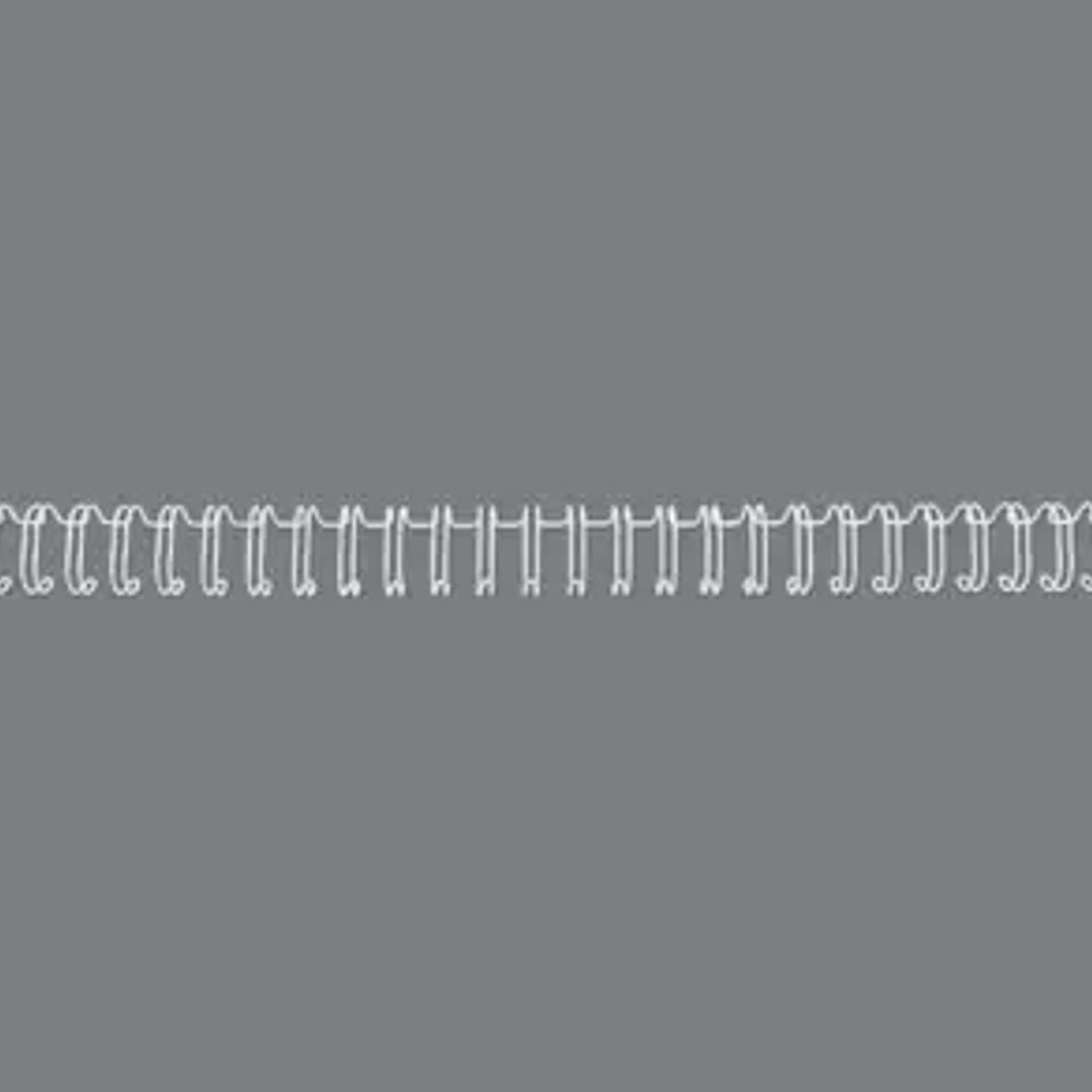 GBC Wirebind Pack de 100 Alambres de Encuadernacion 6mm para Paso 3:1 Redondo o Cuadrado - Formato A4 - Para 34 Orificios - Encuaderna hasta 55 Hojas  1