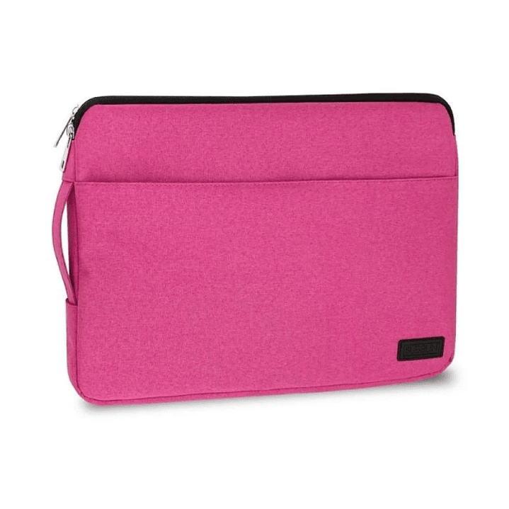 Subblim Funda URBAN - 410mm - Asa retráctil - Slim y ligera - Protección reforzada - Bolsillo frontal - Resistente a golpes y líquidos - Color Rosa 1