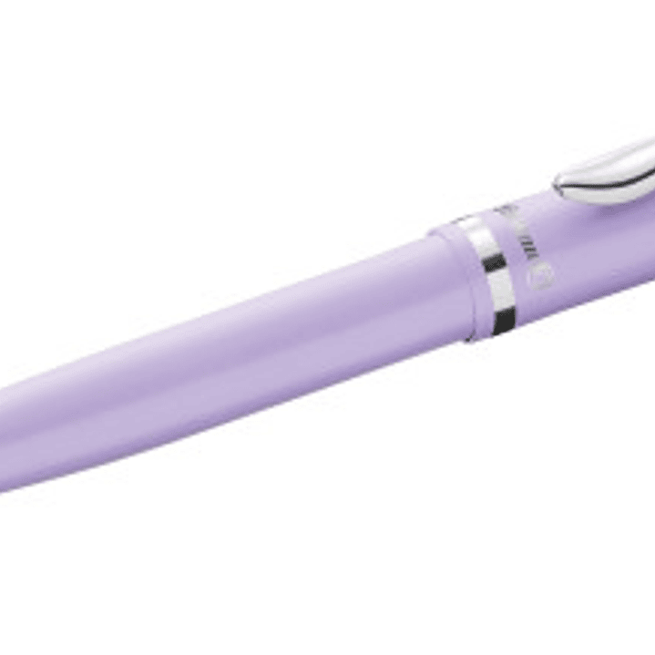 Pelikan Jazz Pastel Boligrafo con Mecanismo de Giro - Punta Mediana - Cuerpo Lacado - Recargable - Color Lavanda Pastel 1