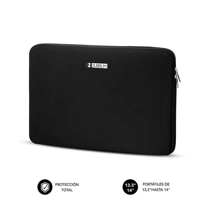 Subblim Business Laptop Sleeve Neoprene Funda para Portatiles hasta 14