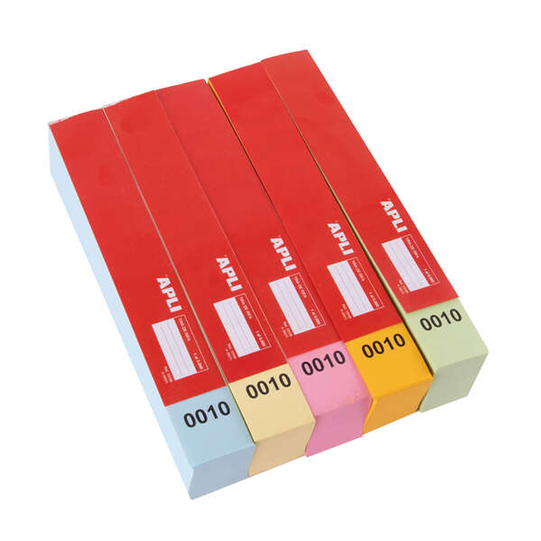 Apli Tira de Rifa Lluminetas 0000-4999 - 980/5 - Numeracion Clara y Visible - Facil de Cortar - Brillante 1