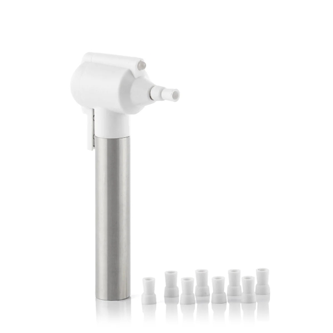 Innovagoods Pearlsher Blanqueador y Pulidor Dental Inalambrico - Luz LED - Acero Inoxidable - Multifuncion - Facil Limpieza - Cabezal Rotatorio - 9 Pu 1