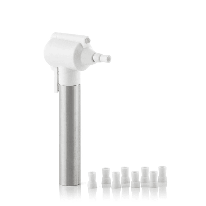 Innovagoods Pearlsher Blanqueador y Pulidor Dental Inalambrico - Luz LED - Acero Inoxidable - Multifuncion - Facil Limpieza - Cabezal Rotatorio - 9 Pu 1