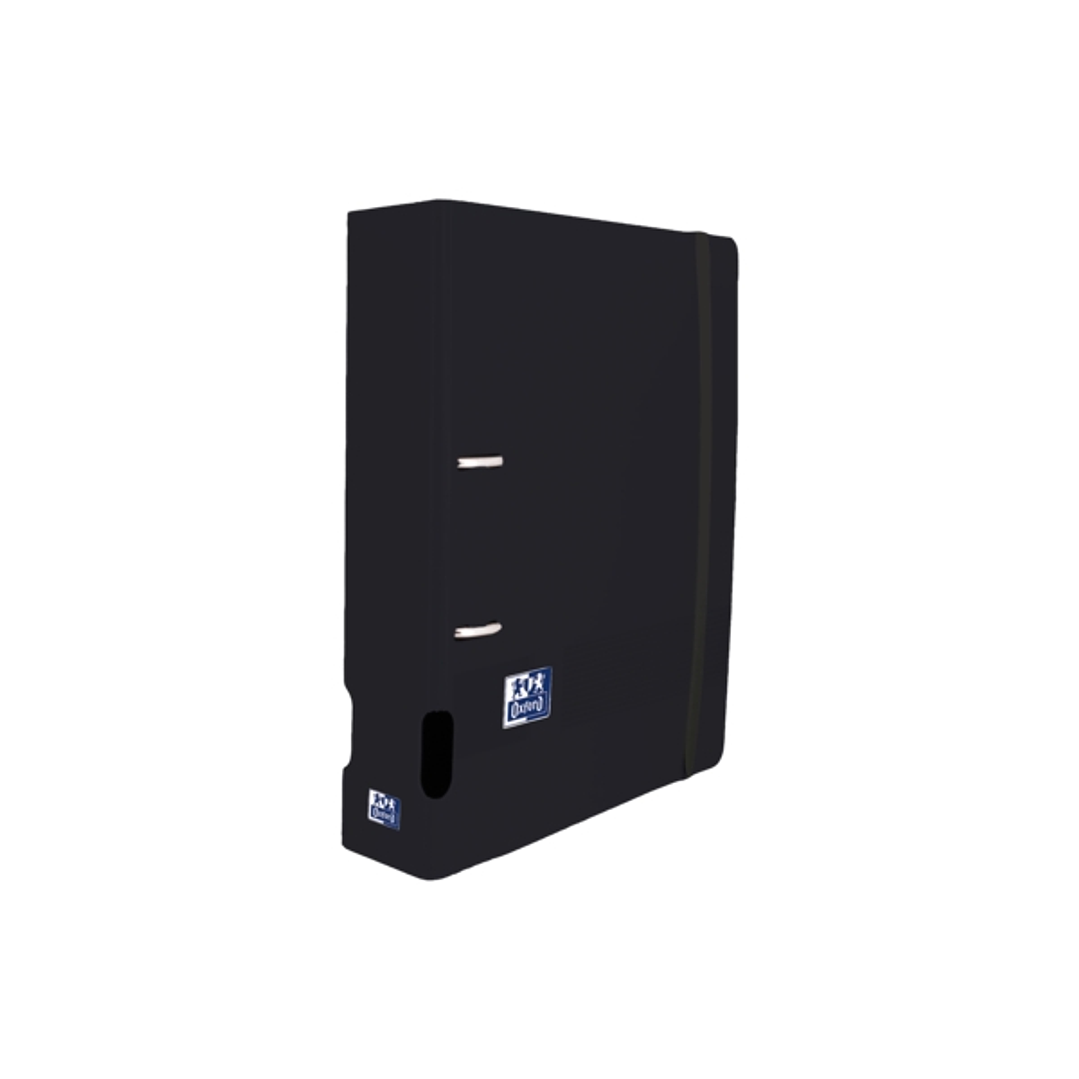 Oxford Live & Go Archivador Palanca A4+ - Tapa de Plastico Polyfoam - Lomo de 70mm - Color Negro 1