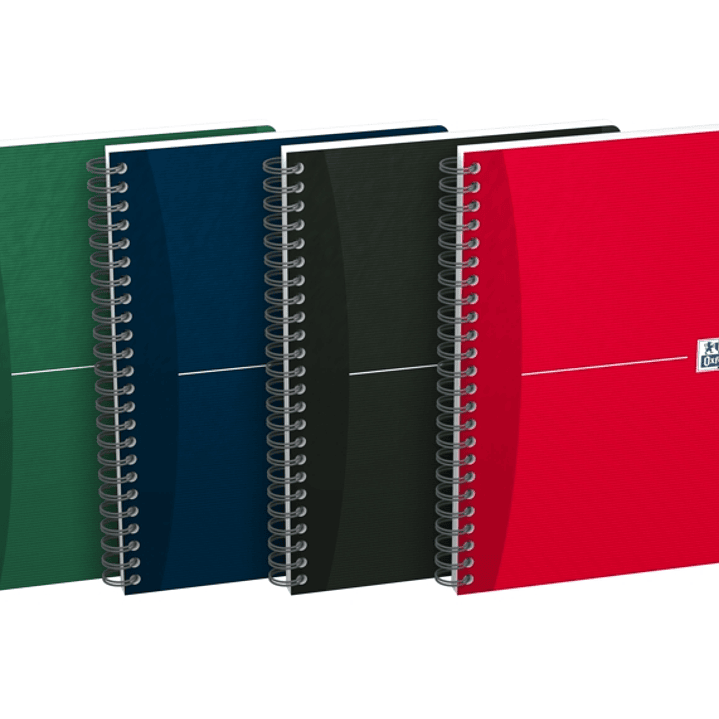 Oxford Office Essentials A5 Cuaderno de Tapa Blanda - Indice Alfabetico A-Z - 1 Linea por Pagina - 90 Hojas - Colores Surtidos 1