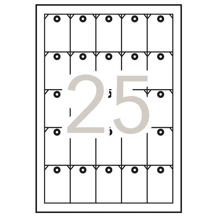 Apli Etiquetas Colgantes Imprimibles 36 x 53mm 10 Hojas 1