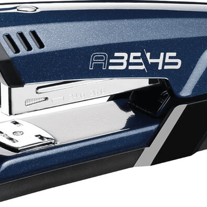Maped Half Strip A-3545 Grapadora Metalica de Sobremesa - Hasta 25 Hojas a la Vez - Admite Grapas 24/6 y 26/6 - Grapado Abierto y Cerrado - Color Azul 1