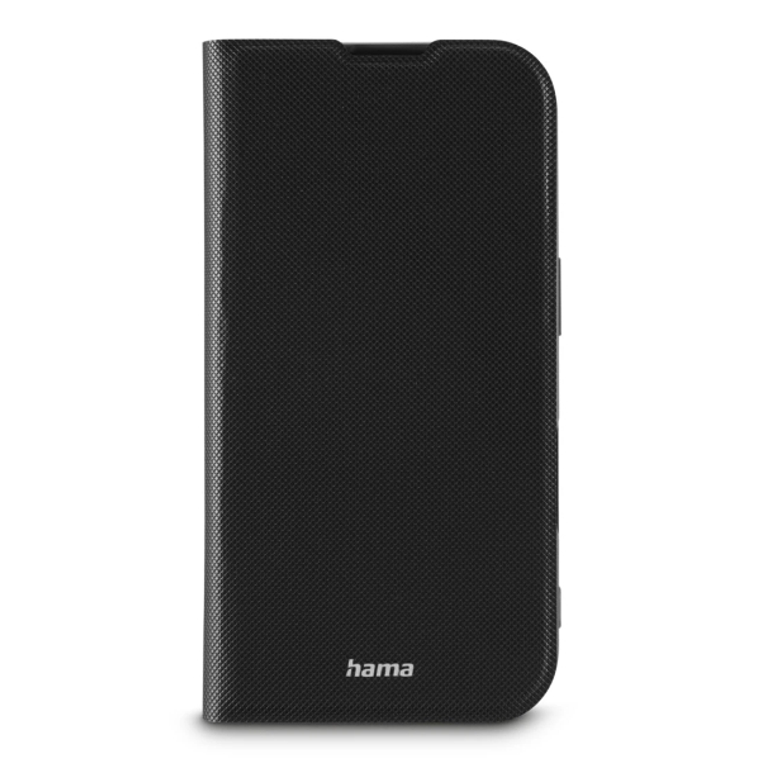 Hama Daily Protect Funda para iPhone 16 - Cierre Magnetico - Antideslizante - Antihuellas - Poliuretano Termoplastico - Funcion de Soporte - Bordes El 1