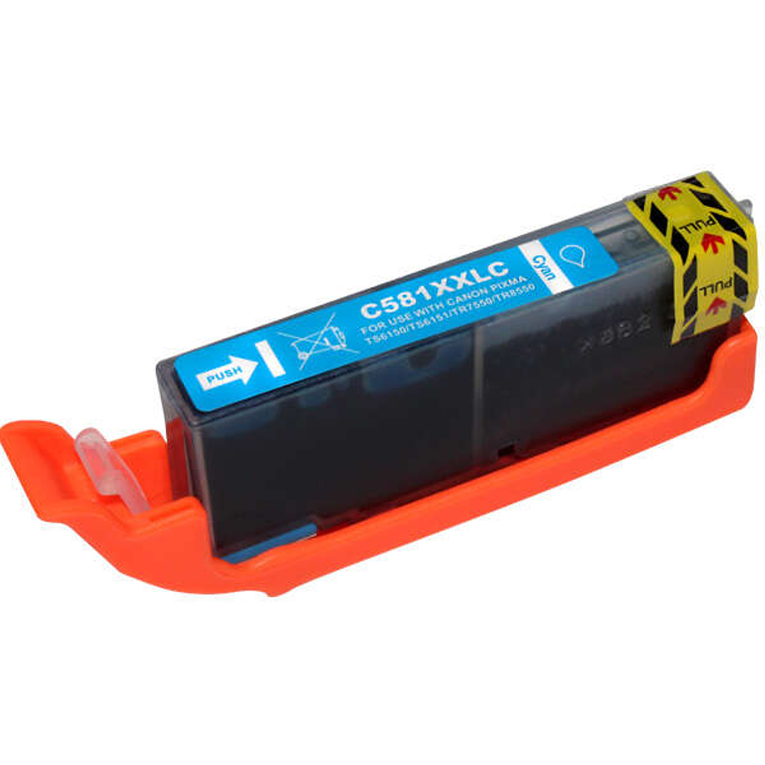 Canon CLI581XXL Cyan Cartucho de Tinta Generico - Reemplaza 1995C001/2103C001/2049C001 1