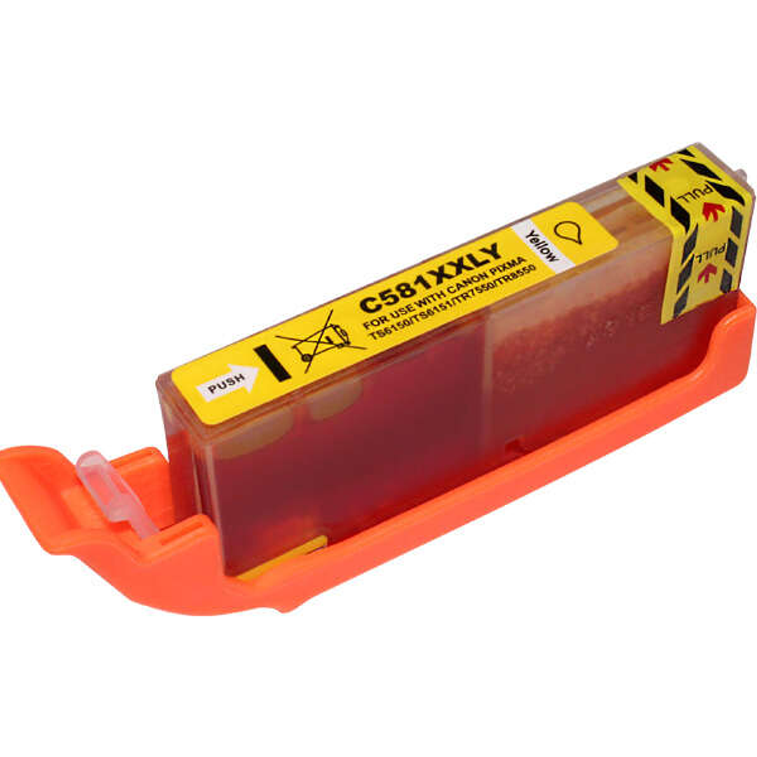Canon CLI581XXL Amarillo Cartucho de Tinta Generico - Reemplaza 1997C001/2105C001/2051C001 1