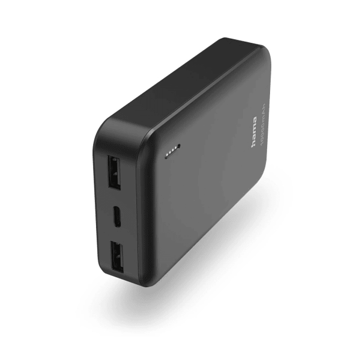 Hama Bateria Externa Powerbank 10000mAh - Polimero de Litio - USB-C - USB-A - Carga Rapida - 2 Conexiones de Salida - Indicador LED de Carga - 25x104. 1