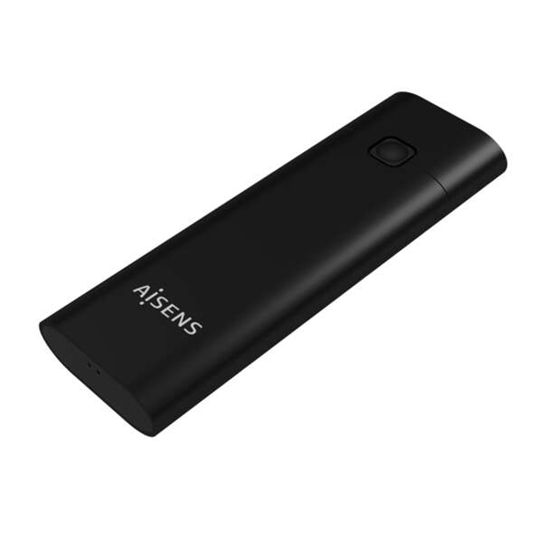 Aisens Caja Externa M.2 (NGFF) NVMe a USB3.2 GEN2 - Color Negro 1