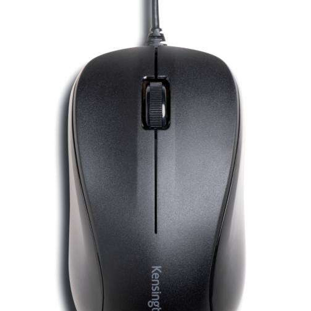 Kensington Valumouse Raton USB - Sensor de 1000ppp - 3 Botones - Uso Ambidiestro - Clics Silenciosos - Color Negro 1