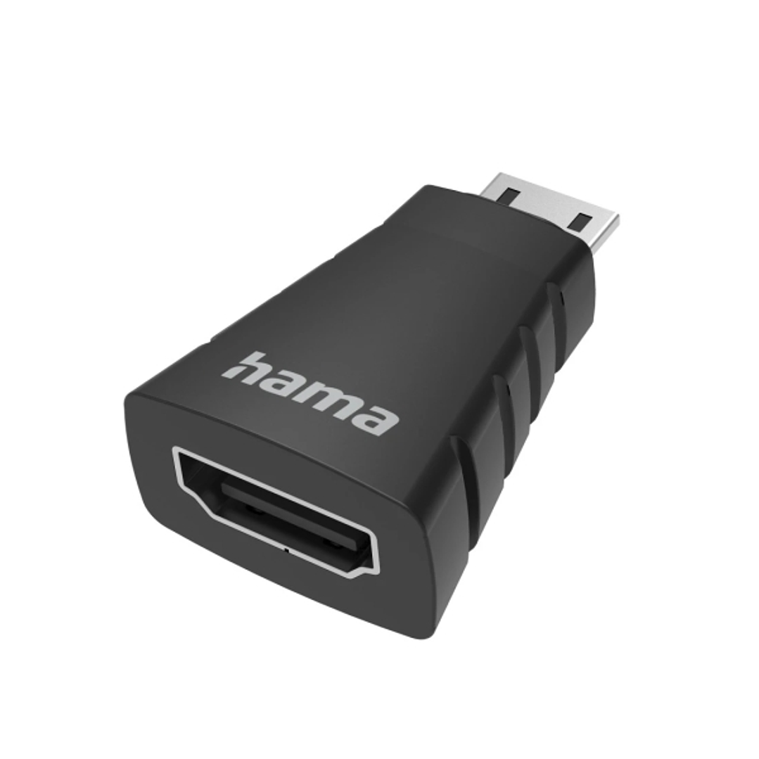 Hama Essential Adaptador HDMI - 4K - HDMI Hembra - Mini HDMI Macho - Color Negro 1