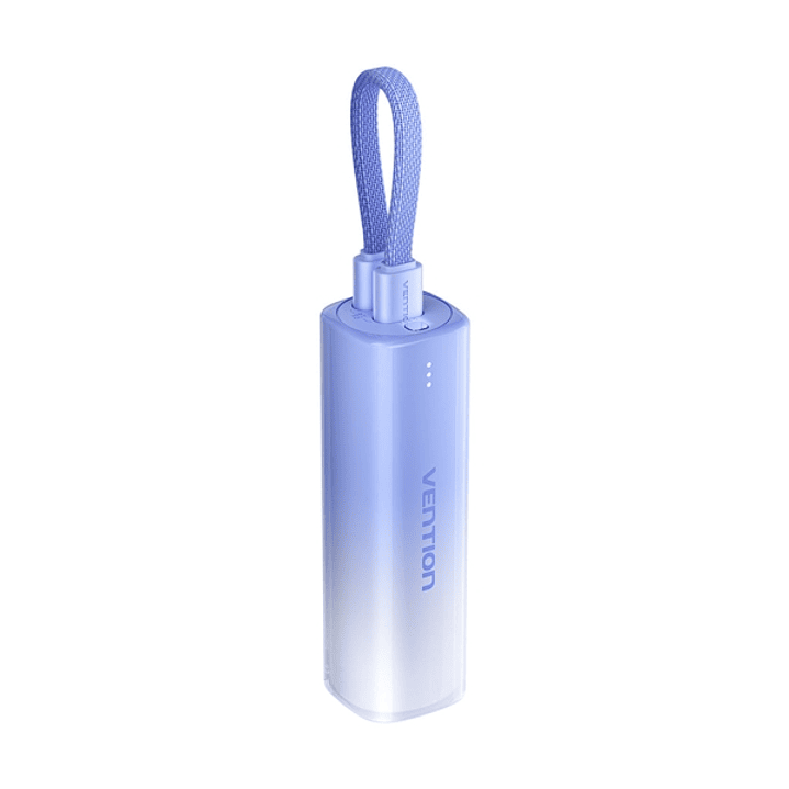 Vention PowerBank 5000mAh - USB-C, Lightning - Carga Rapida 20W - Color Azul 1
