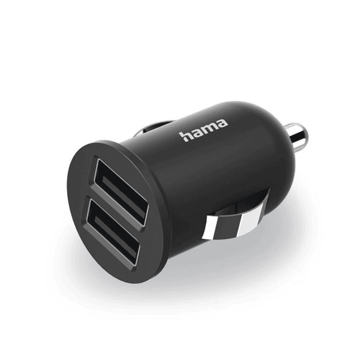 Hama Cargador de Coche 12W - 2xusb-A - Color Negro 1