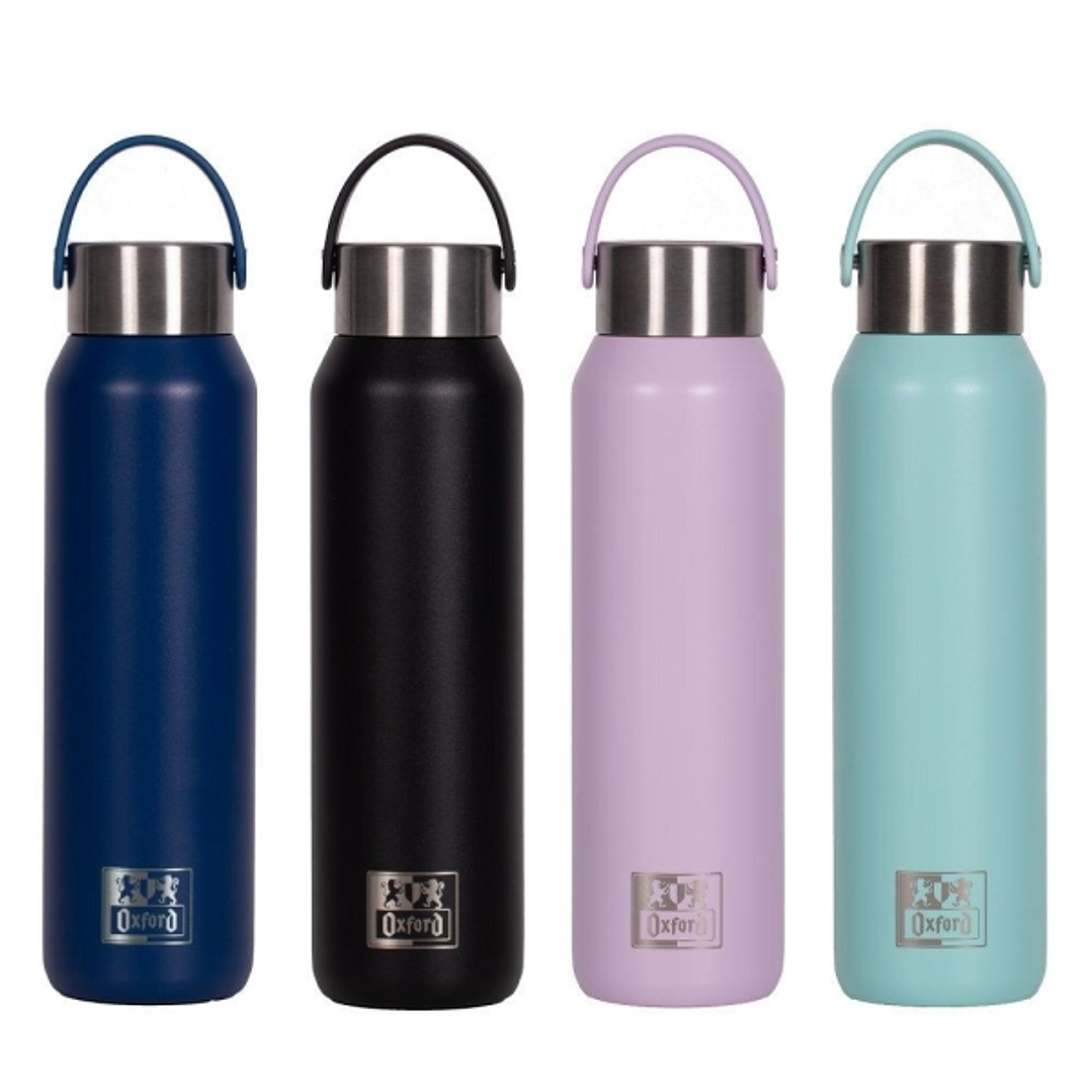 Oxford B-2Go Botella Isotermica 600ml - Doble Pared Aislante y Recubrimiento Ceramico Interior - Colores Surtidos 1