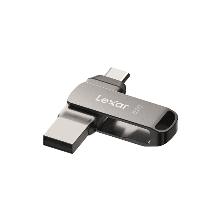Lexar D400 JumpDrive Dual Drive Memoria USB 3.1 Type-C 32GB - Transferencia entre USB Type-C y Type-A - Velocidades hasta 130MB/s - Diseño Metalico Gi 1