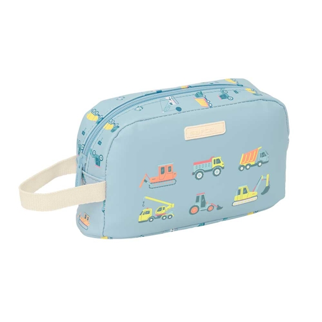 Safta Gruas Portadesayunos Termico de 1.7L - Interior Forrado en Aluminio - 215x65x120mm - Color Azul Claro 1