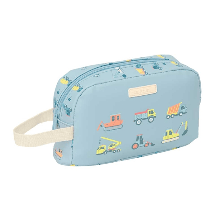 Safta Gruas Portadesayunos Termico de 1.7L - Interior Forrado en Aluminio - 215x65x120mm - Color Azul Claro 1