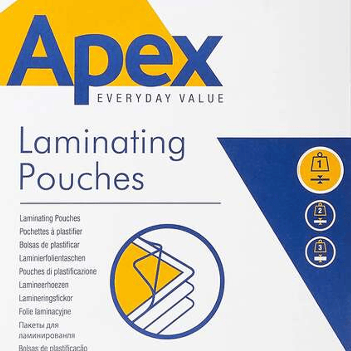 Fellowes Pack de 100 Fundas para Plastificar Brillo A4 - 75 Micras - Resistente al Agua - Transparente 1