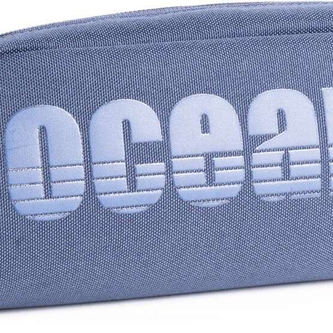 Oceans Wave California Estuche de 1 Cremallera - Tirador Ergonomico - Color Azul 1
