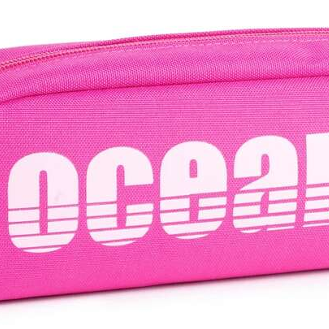 Oceans Wave California Estuche de 1 Cremallera - Tirador Ergonomico - Color Fucsia 1