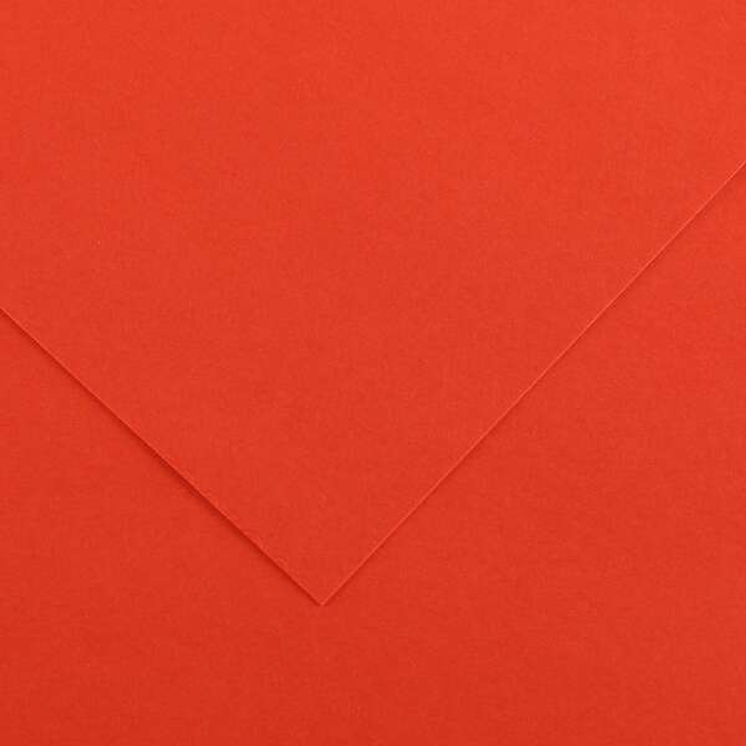 Canson Guarro Pack de 25 Cartulinas Iris de 185g - 50x65cm - Color Tomate 1