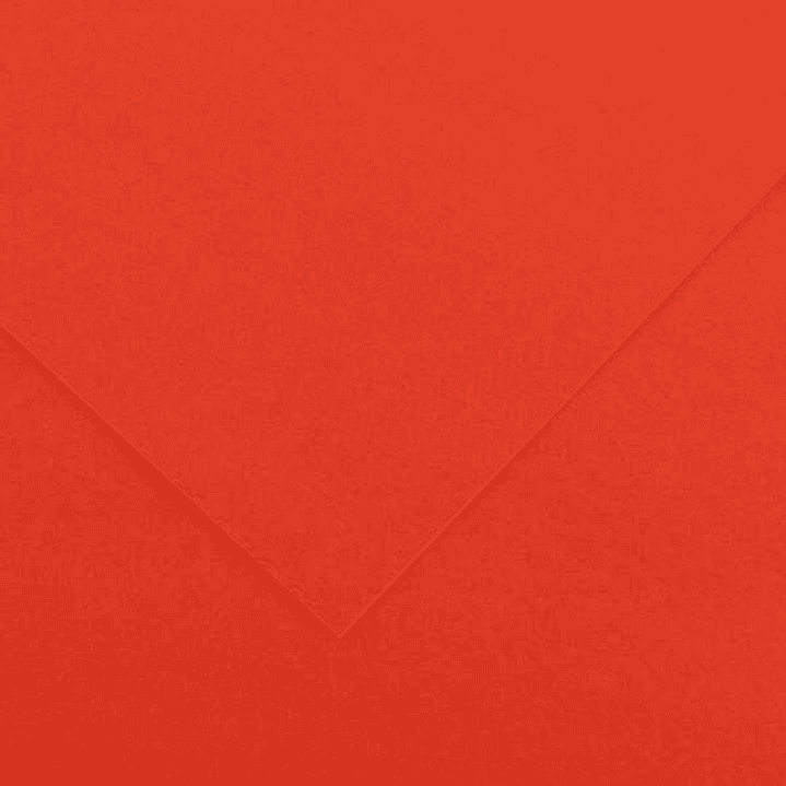 Canson Guarro Pack de 25 Cartulinas Iris de 185g - 50x65cm - Color Tomate 1