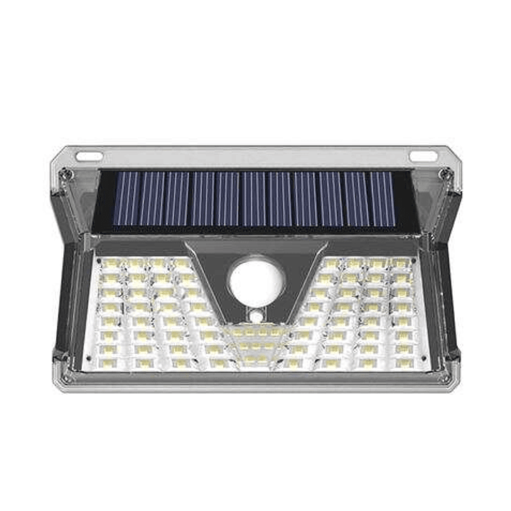 Elbat Aplique Led Solar - 260LM - Luz Fria 6500K - Sensor de Movimiento - Bateria 1200mAh 1