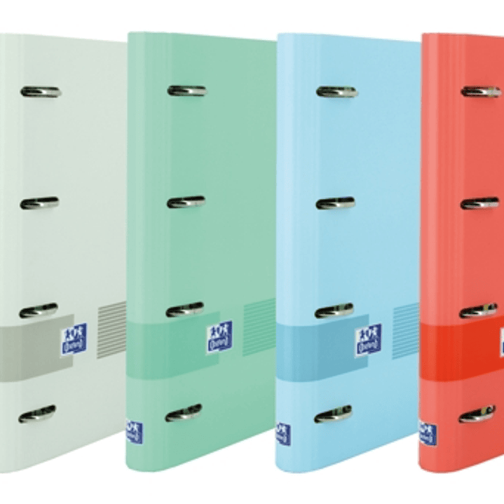 Oxford & You A4+ Europeanbinder - Tapa Extradura Resistente - Lomo de 45mm - Anillas 4Dx35mm - Recambio 5x5 - Pizarra Write & Erase - Hoja de Pegatina 1