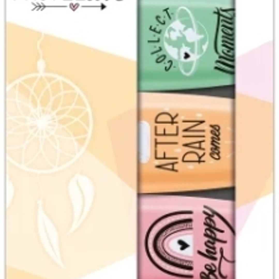 Stabilo Boss Mini Pastellove Pack de 6 Marcadores Fluorescentes - Trazo entre 2 y 5mm - Tinta con Base de Agua - Antisecado - Colores Rosa, Fucsia, Na 1