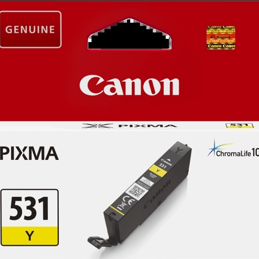 Canon CLI531 Amarillo Cartucho de Tinta Original - 6121C001/CLI531Y 1