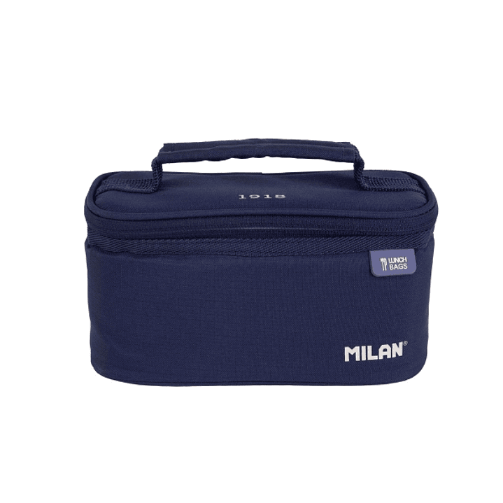 Milan Coleccion 430 Bolsa Isotermica Porta Alimentos 1,5L - Incluye 1 Recipiente para Alimentos - Interior Aislante Termico - Apertura Total - Color A 1