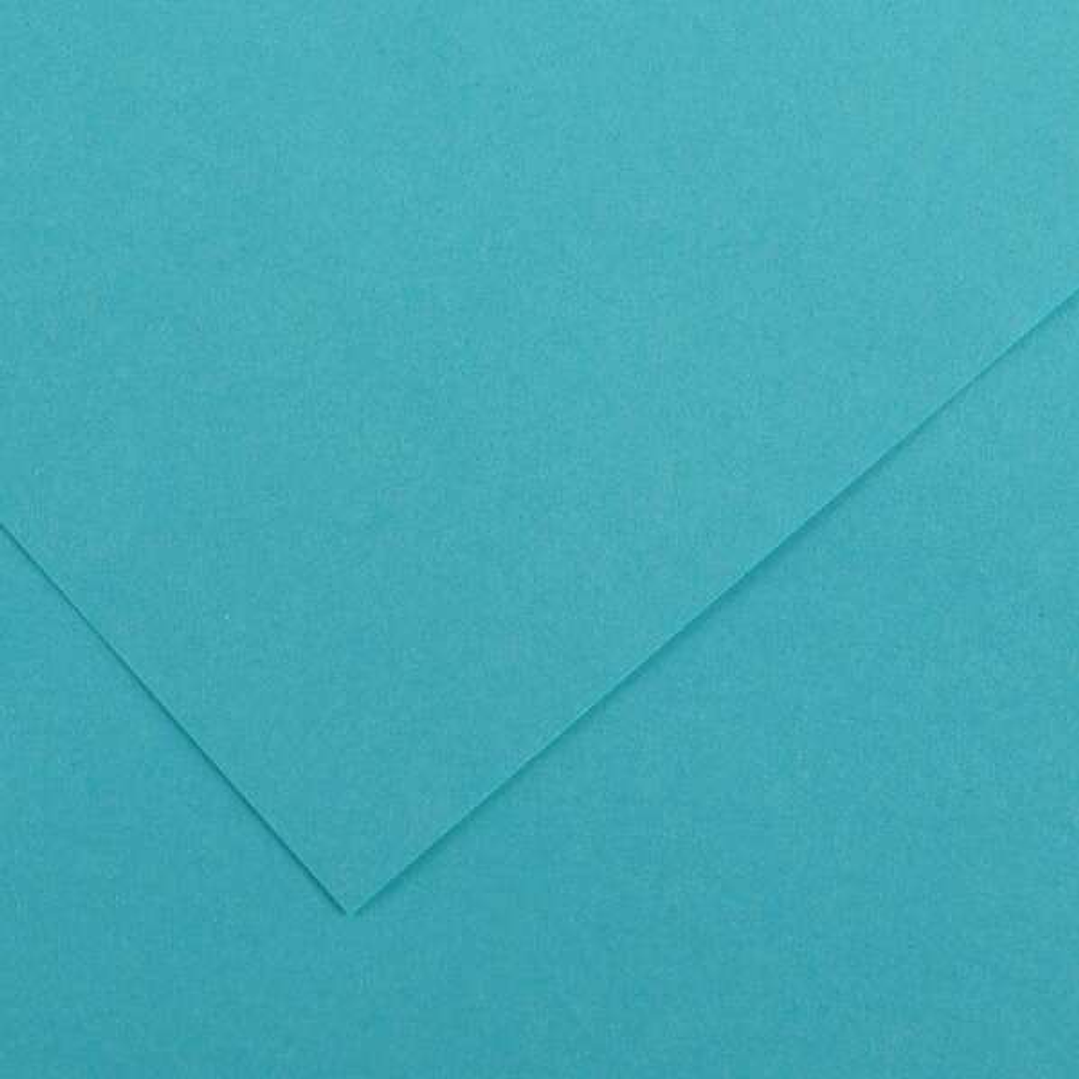 Canson Guarro Pack de 25 Cartulinas Iris de 185g - 50x65cm - Color Azul Turquesa 1