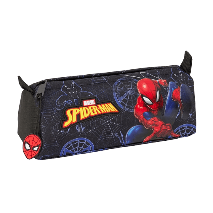 Safta Spider-Man Attack Estuche Portatodo - 1 Compartimento - 21x8x7cm - Color Negro 1