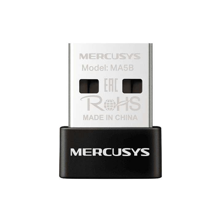 Mercusys MA5B Adaptador USB Nano Bluetooth 5.4 - Hasta 7 Conexiones Simultaneas - Color Negro 1