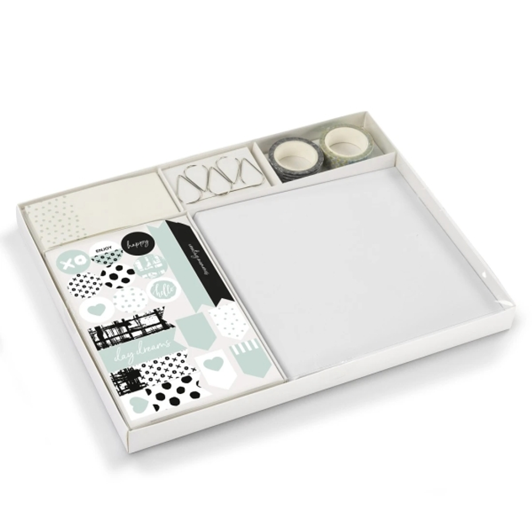 Hama Set Album de Fotos Personalizable - 18x18cm - Color Blanco 1