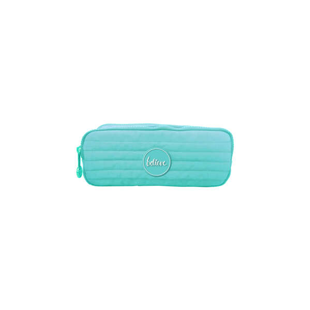 Dohe Serie Pastel Portatodo Doble - Cierre de Cremallera - Color Verde Pastel 1