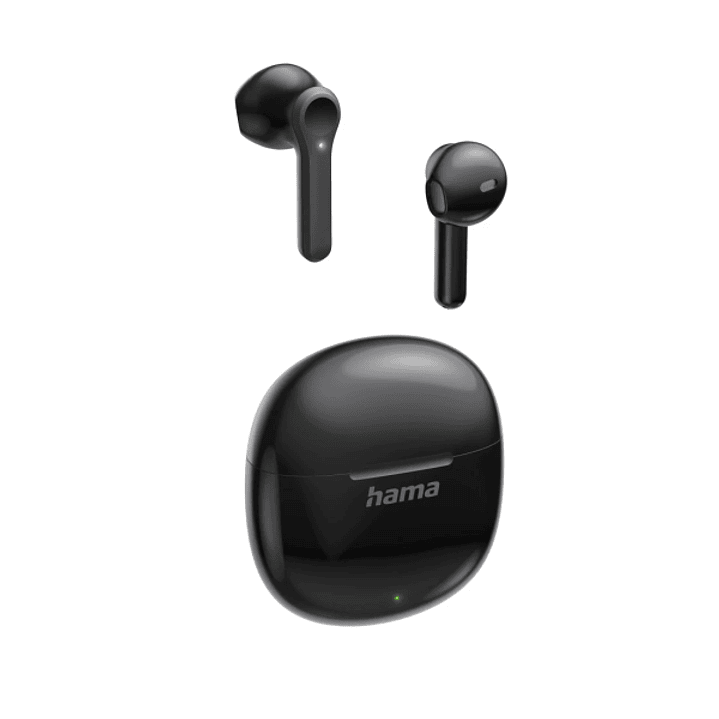 Hama Action One Auriculares con Microfono Omnidireccional - Bluetooth - Rango 10m - Asistente de Voz - Carga por USB-C - Color Negro 1