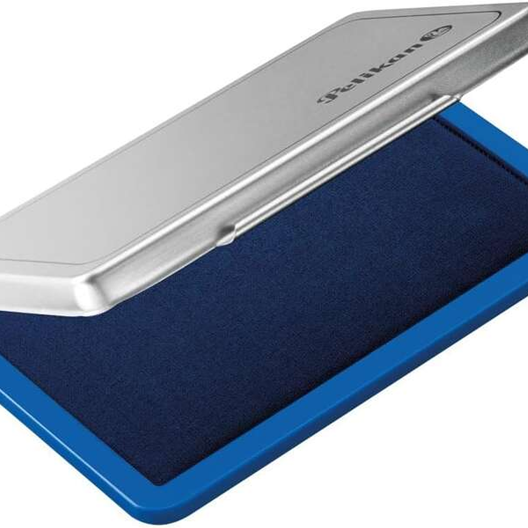 Pelikan Tampon Pelikan N.2 7x11cm - Ideal para Sellos de Tamaño Mediano - Tinta de Alta Calidad - Facil de Recargar - Color Azul 1