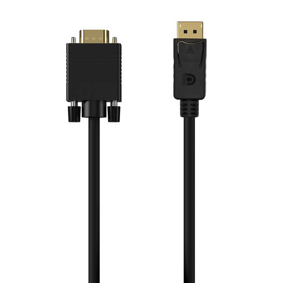 Aisens Cable Conversor DisplayPort a VGA - DP/M-VGA/M - 1.0M - Color Negro 1