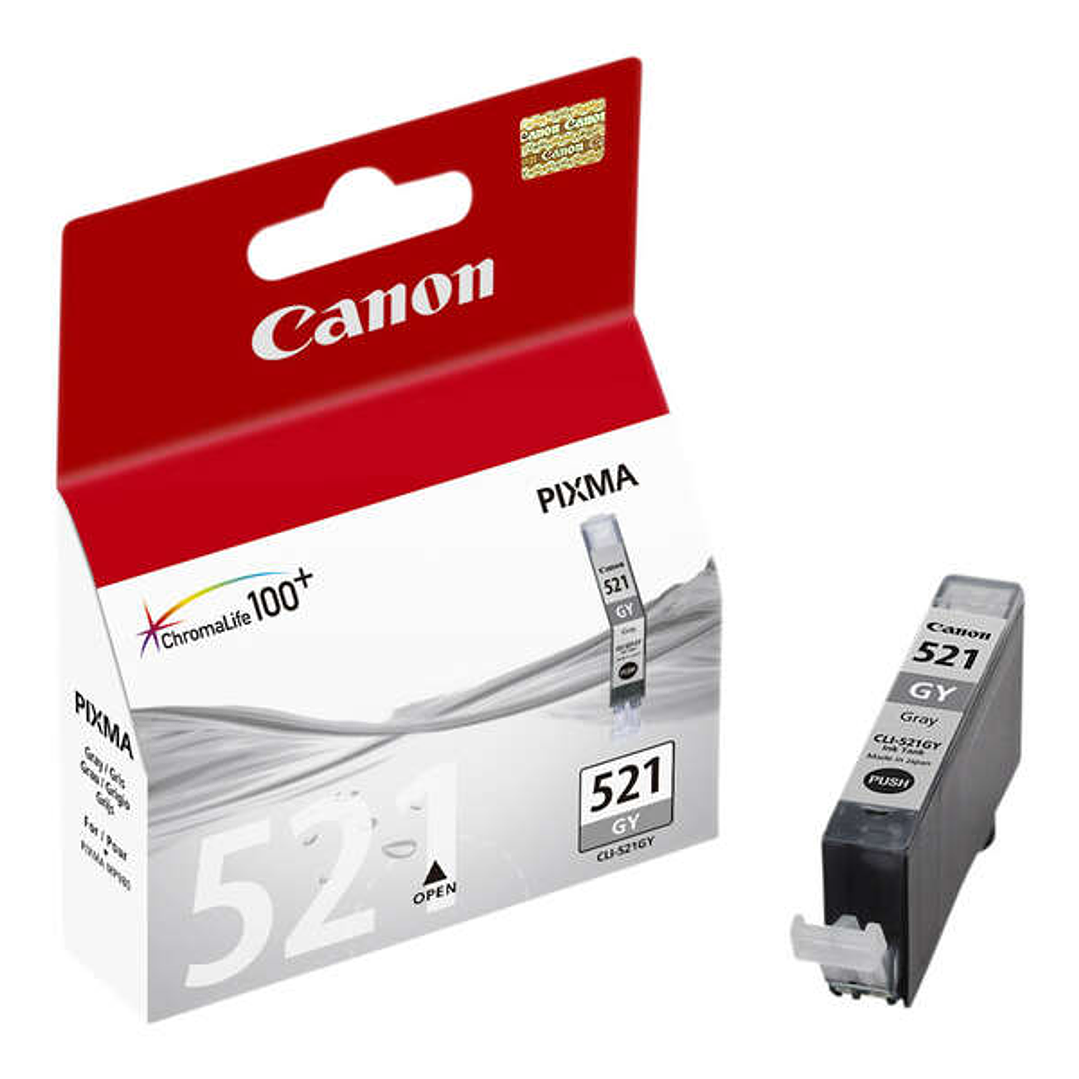 Canon CLI521 Gris Cartucho de Tinta Original - 2937B001 1