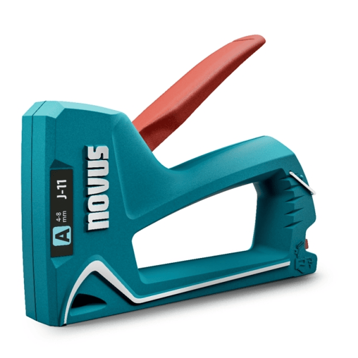 Novus J11 Clavadora/Grapadora - Para Grapas de 4 a 8mm - Carga Inferior con Desbloqueo de Seguridad - Indicador de Cantidad de Grapas Restante 1
