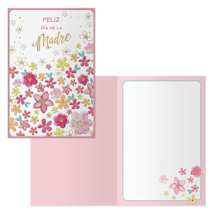 Dohe Pack de 6 Tarjetas de Felicitacion Dia de la Madre - 11.5x17cm - Impresas a Todo Color - Estampaciones con Pelicula de Color - Estampacion en Sec 1